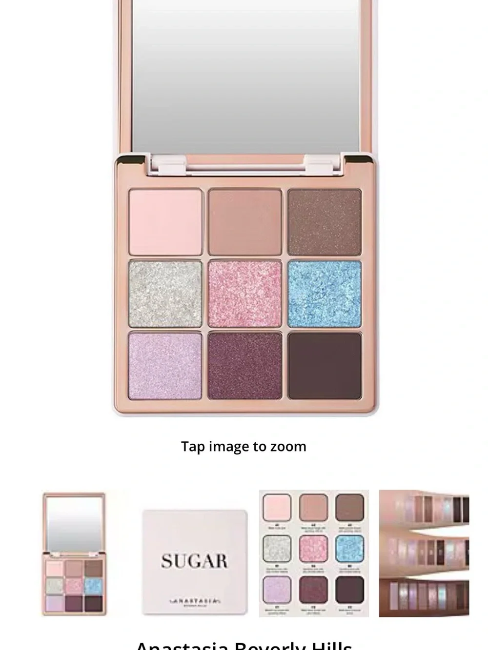 Anastasia Beverly Hills Sugar Eyeshadow Palette - New Unopened Box